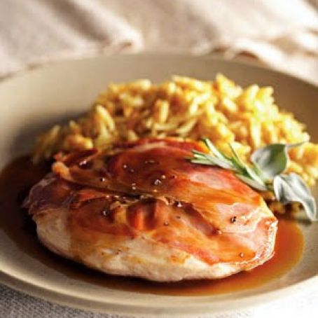 Chicken Saltimbocca with Lemon Sauce