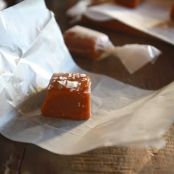 Bourbon Salted Caramels