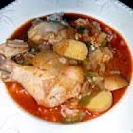 Cuban-Style Slow-Cooker Chicken Fricassee