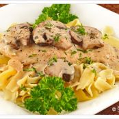 Chicken Flambe with Irish Whiskey and Cream