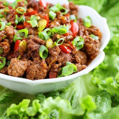 Asian Beef Lettuce Wraps