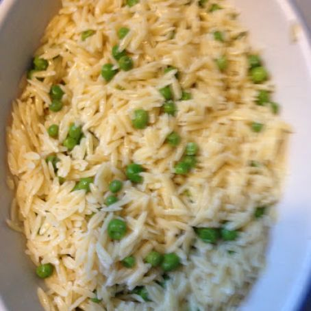 Orzo with Peas