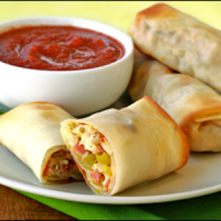 Pizza Egg Rolls