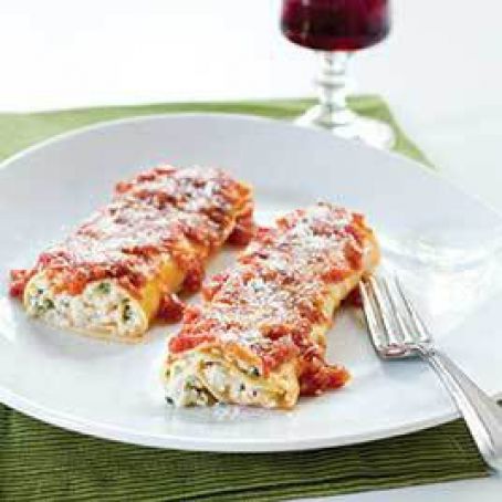 Baked Manicotti for Two