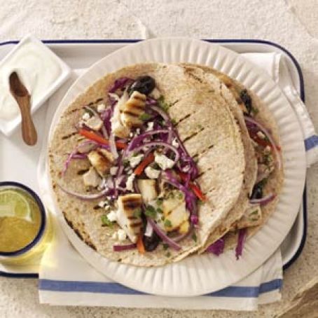 Heavenly Greek Tacos