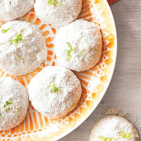 Lemon-Lime Mexican Wedding Cookies