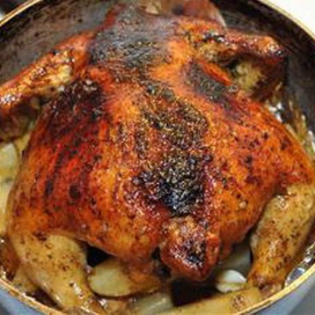 Simple Whole Roasted Chicken