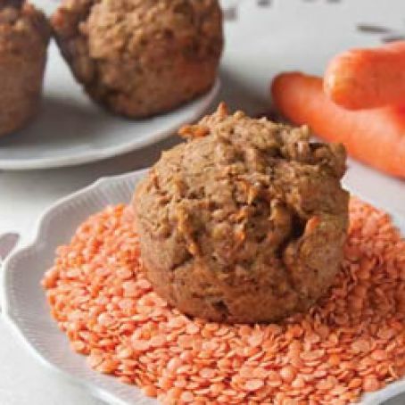 Gluten-Free Carrot Lentil Muffins S
