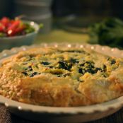 Rustic Potato and Greens Pie