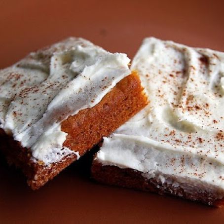 Frosted Pumpkin Bars