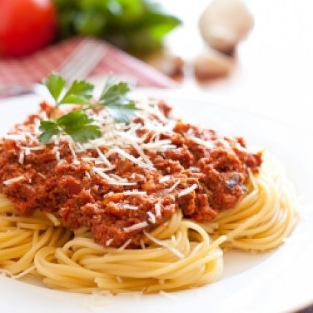 Authentic Spaghetti with Meat Sauce