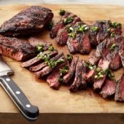 Sriracha-Scallion Marinaded Skirt Steak