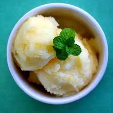 Meyer Lemon Sorbet Recipe