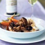 Braised Pork Shoulder in Hoisin-Wine Sauce with Dried Plums