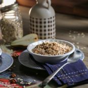 Individual Pear Crumbles w/Maple Yogurt (Valerie Bertinelli)