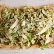 Herbed Chicken Caesar Salad Pizza