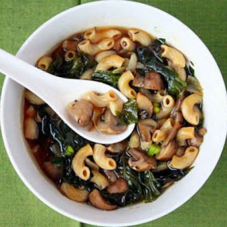 Cremini Mushroom, Rainbow Chard, Shallot SoupRicha Hingle: Blogger, Hobby & More January 11, 2012