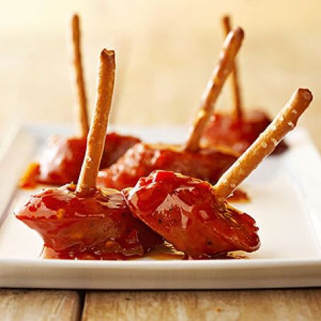 Sweet and Sour Glazed Sausage Bites