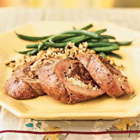 Fig and Blue Cheese-Stuffed Pork Tenderloin