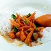 Mini-Carrots with Coconut and Smoked Oil