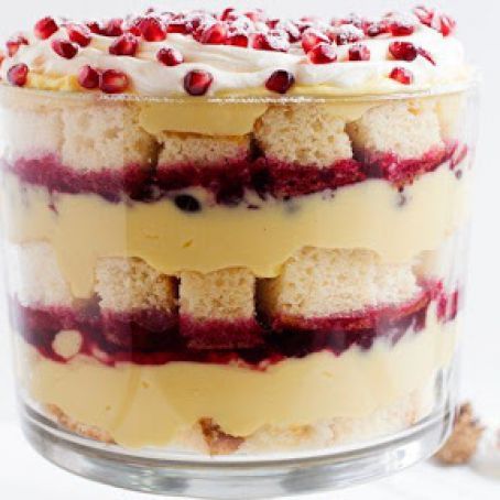 Winter Eggnog Trifle