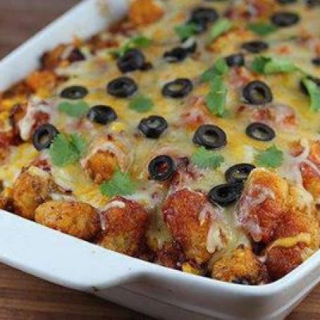 Tator Tot Taco Bake