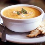 Roasted Garlic and Baked Pumpkin Soup