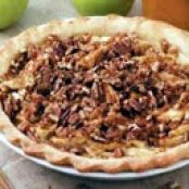 Nutty Sour Cream Apple Pie