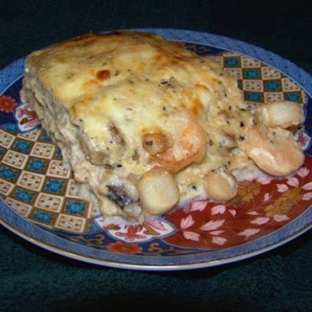 Creamy Scallop Lasagna