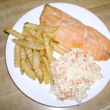 Baked Rainbow Trout Dinner *