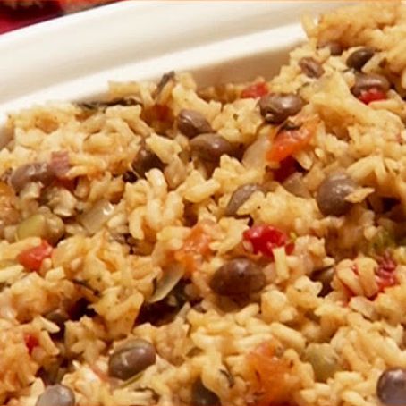 Arroz con Gandules (Puerto Rican rice and pigeon peas)
