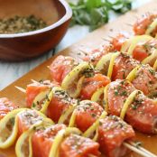 Grilled Salmon Kebabs | Skinnytaste