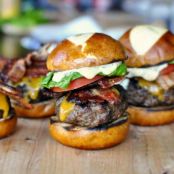 Bacon Cheddar Ranch Pub Burgers