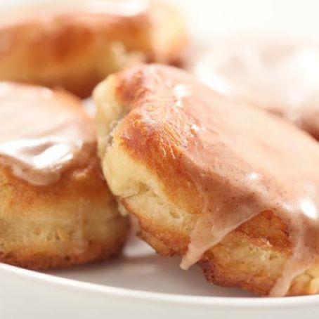 Banana Fritters with Spiced Glaze