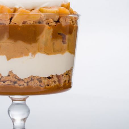 Caramel Apple Cheesecake Trifle