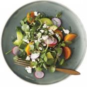 Roasted Golden-beet, Avocado and Watercress Salad