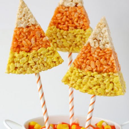 Candy Corn Rice Krispie Treats