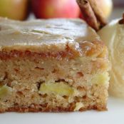 Apple Cake with Brown Sugar Glaze