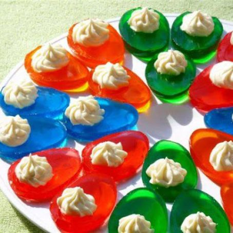 Jello Deviled Easter Eggs