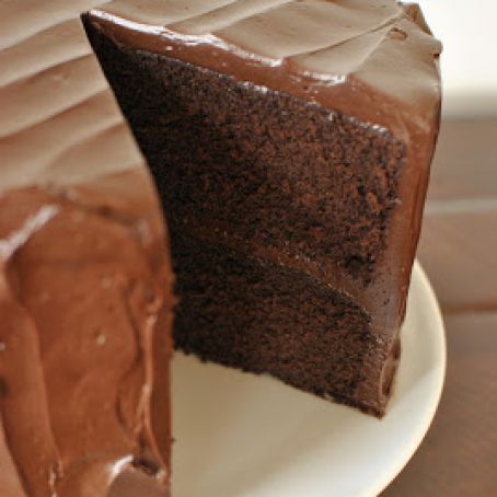 High Ratio Chocolate Butter Cake from CIA (8x3)