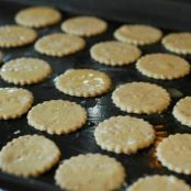Whole Wheat Crackers with Rosemary and Sea Salt