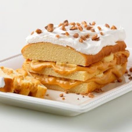 Banana Caramel Toffee Cake