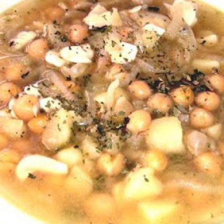 Mushroom and Hominy Soup
