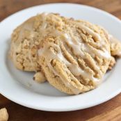 Maple-Glazed Peanut Cookies