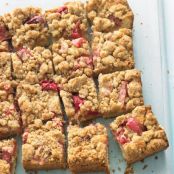 Rhubarb Crumb Bars