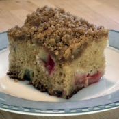 Barb's Rhubarb Cake
