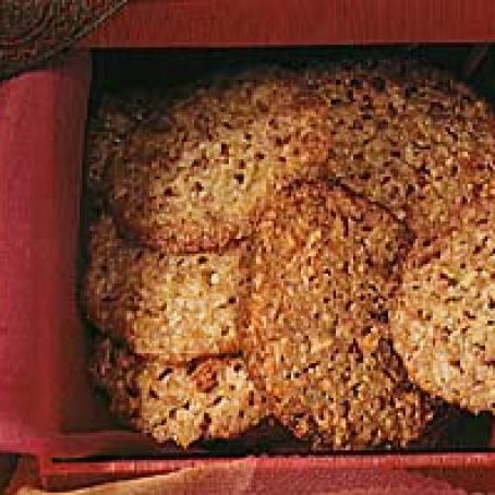 Lacy Almond-Orange Cookies