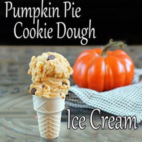 Pumpkin Pie Cookie Dough Ice Cream (GF)