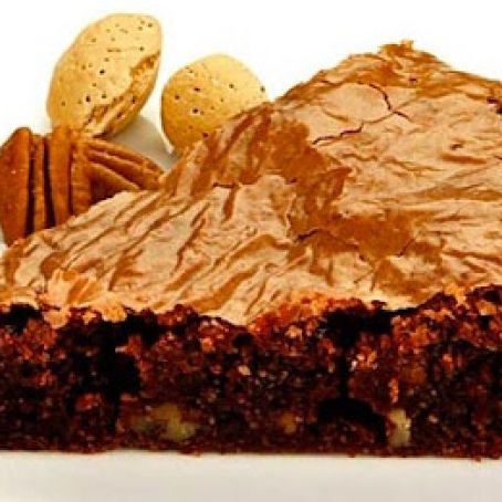 Chocolate Pecan Brownie Fudge Cake