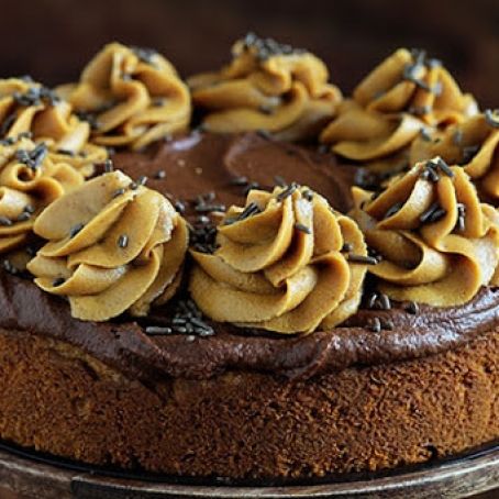 Peanut Butter Cake with Chocolate Frosting